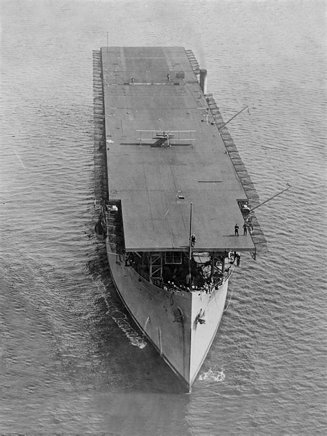 The USS Langley as an aircraft carrier